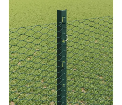 Tvora Su Stulpais Žalia 1.2 X 10 M Plienas