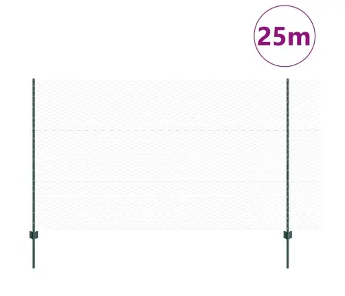Žoga Stabi 5 Gab. U-Veida Kanāls Zaļš 140 Cm Tērauds Vidaxl