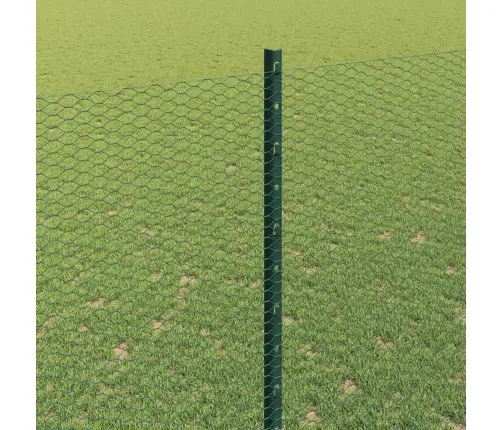 Tvora Su Stulpais Žalia 1.5 X 10 M Plienas