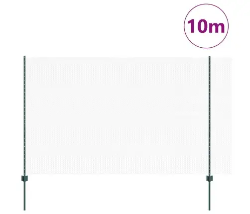 Tvora Su Stulpais Žalia 1.6 X 10 M Plienas