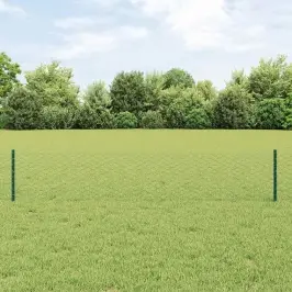 Žogs Ar Stabiem. Zaļa 0.4 X 25 M Tērauds Vidaxl
