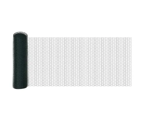 Tvora Su Stulpais Žalia 0.6 X 25 M Plienas