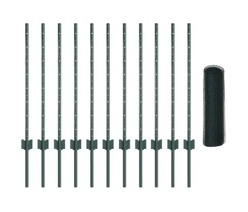 Žoga Stabi 11 Gab. U-Kanāls Zaļš 80 Cm Tērauds Vidaxl