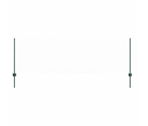 Žogu Stabi 11 Gab. U-Kanāls Zaļais 80 Cm Tērauds Vidaxl