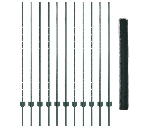 Žoga Stabi 11 Gab. U-Kanāls Zaļš 140 Cm Tērauds Vidaxl