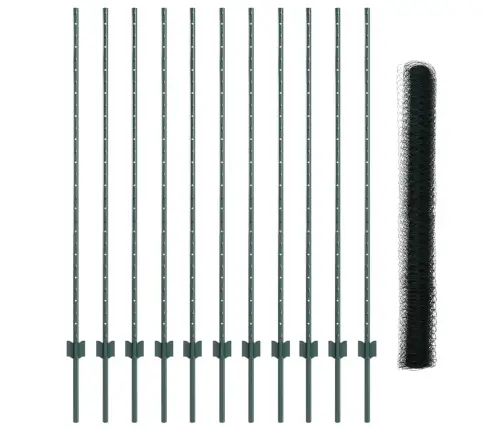 Tvora Ir Stulpas Žalia 1,4 X 25 M Plienas