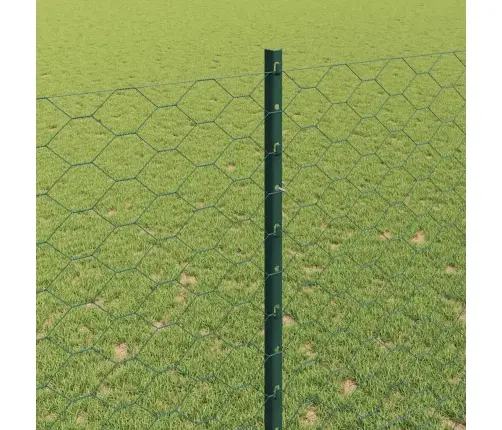 Tvora Su Stulpais Žalia 1,5 X 25 M Plienas