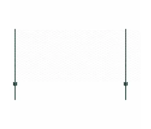 Vidaxl Žoga Stabi 11 Gab U-Formas Zaļi 100 Cm Tērauds