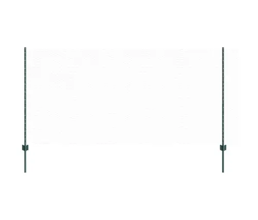 Žogu Stabi 11 Gab. U-Kanāls Zaļš 120 Cm Tērauds Vidaxl