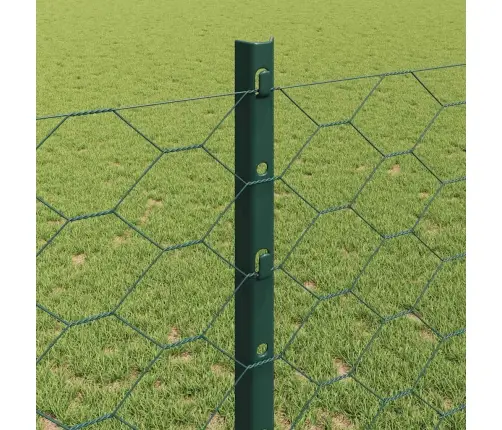 Žoga Stabi 11 Gab. U-Kanāls Zaļš 120 Cm Tērauds Vidaxl