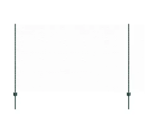 Žogu Stabi 11 Gab. U-Kanāls Zaļš 140 Cm Tērauds Vidaxl