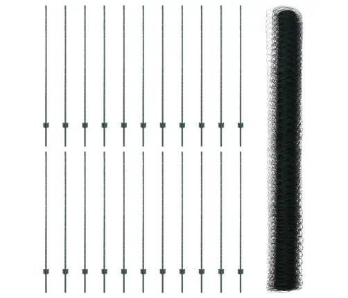 Žoga Stabi 11 Gab U-Kanāls Zaļš 160 Cm Tērauds Vidaxl