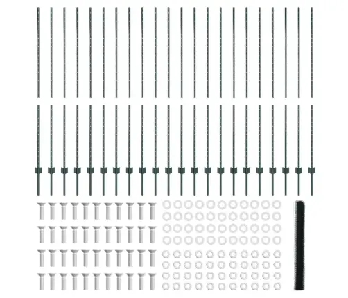Žoga Stabi 11 Gab U-Kanāls Zaļš 160 Cm Tērauds Vidaxl