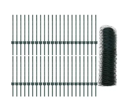 Žoga Stabi 11 Gab. U-Kanāls Zaļš 60 Cm Tērauds Vidaxl