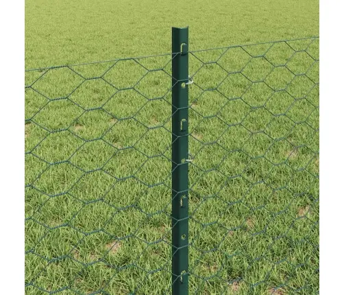 Žoga Stabi 11 Gab. U-Veida Zaļi 60 Cm Tērauds Vidaxl