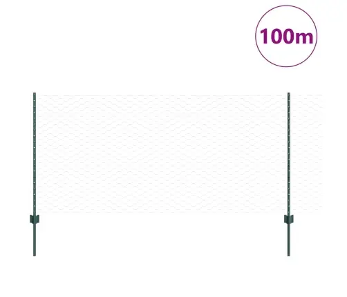 Žoga Stabi 11 Gab. U-Kanāls Zaļš 100 Cm Tērauds Vidaxl