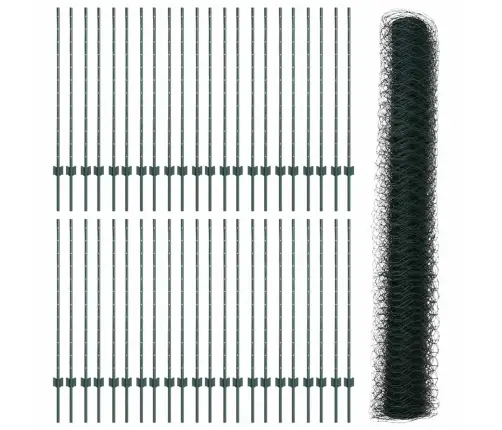 Žoga Stabi 11 Gab U-Kanāls Zaļš 120 Cm Tērauds Vidaxl