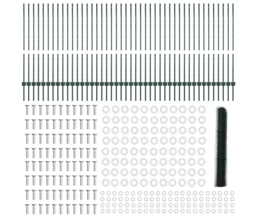 Žoga Stabi 11 Gab U-Kanāls Zaļš 120 Cm Tērauds Vidaxl