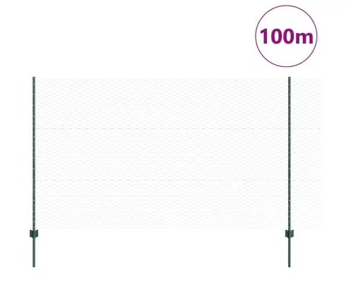 Žoga Stabi 11 Gab U-Kanalā Zaļš 140 Cm Tērauds Vidaxl