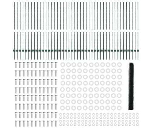 Žoga Stabi 11 Gab. U-Kanals Zaļš 140 Cm Tērauds Vidaxl