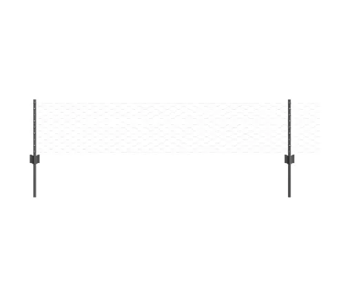 Tvora Ir Stulpas Pilka 0,4 X 10 M Plienas
