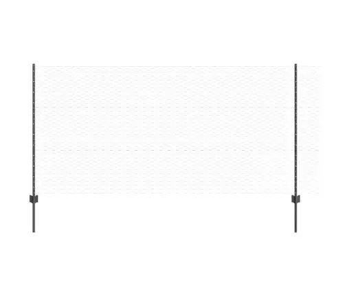 Žogu Stabi 10 Gab. U-Kanāls Pelēks 120 Cm Tērauds Vidaxl