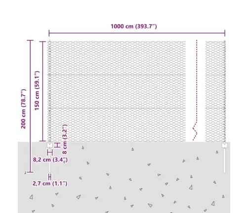 Aed Koos Postiga Hall 1,5 X 10 M Terased Ja Pvc