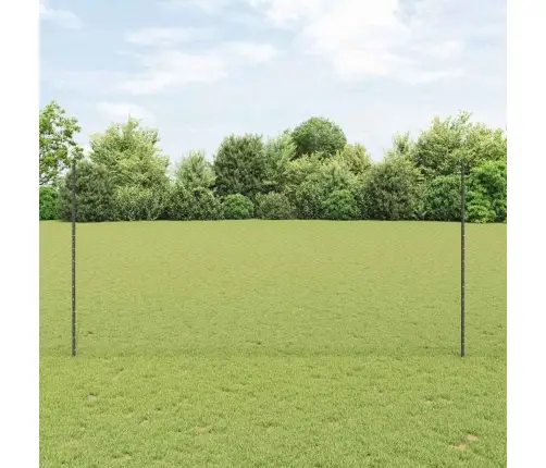 Tvora Su Stulpais Pilka 1.6 X 10 M Plienas