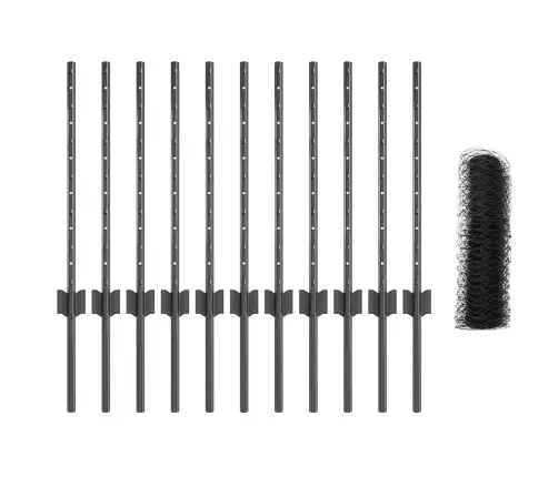 Dārza Žogu Komplekts 2 Gabali Pelēks Metāls Liels Paplašināms Vidaxl