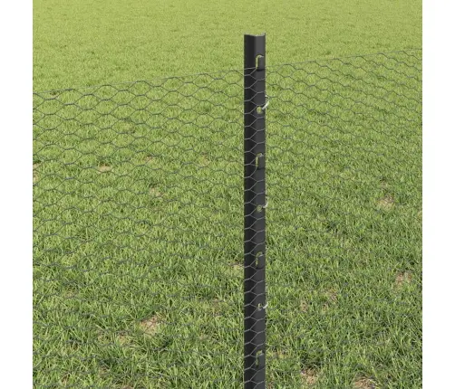 Žoga Stabi 11 Gab U-Kanāls Pelēks 60 Cm Tērauds Vidaxl