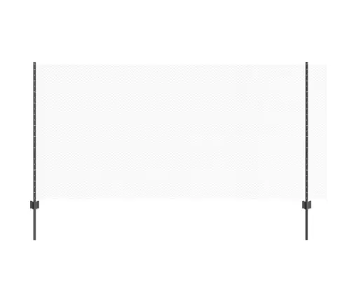 Dārza Nožogojuma Komplekts 2 Komplekts Pelēks Pulverkrāsots Tērauds Vidaxl