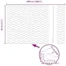 Aed Koos Postidega Hall 0.8 X 50 M Teras
