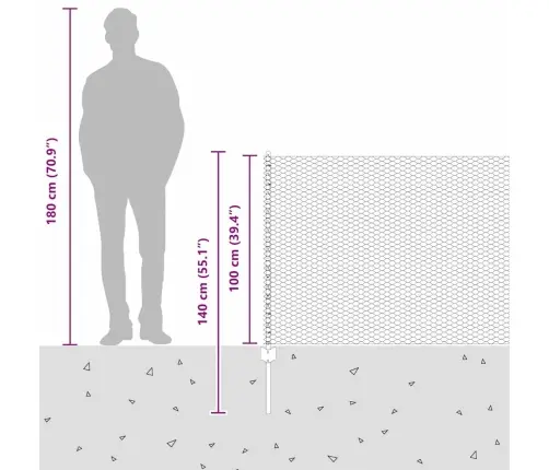 Žogu Stabi 22 Gab. U-Kanāls Pelēks 100 Cm Tērauds Vidaxl
