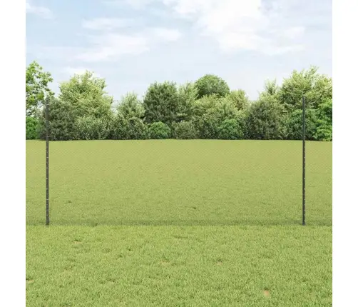 Tvora Su Stulpais Pilka 1.2 X 50 M Plienas