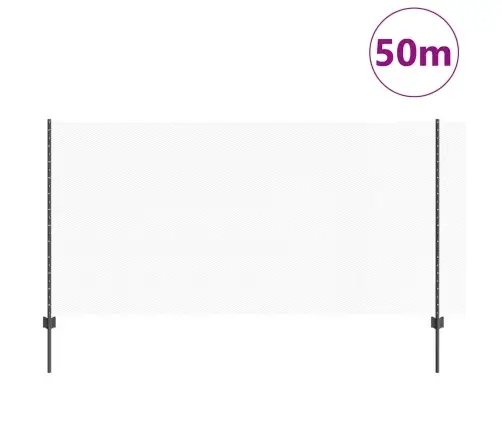 Tvora Su Stulpais Pilka 1.2 X 50 M Plienas