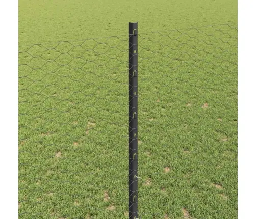 Žoga Stabi 22 Gab U-Kanāls Pelēks 140 Cm Tērauds Vidaxl