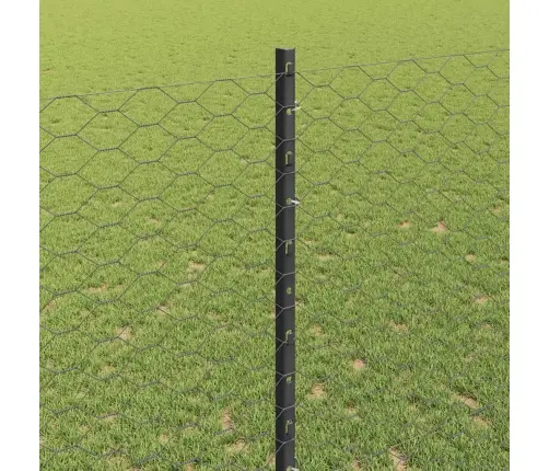 Žoga Stabi 22 Gb U-Kanāls Pelēks 140 Cm Tērauds Vidaxl