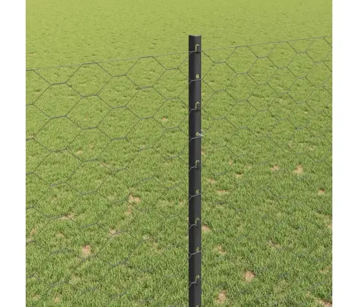 Tvora Su Stulpais Pilka 1.5 X 50 M Plienas Tvora Su Stulpais Pilka 1.5 X 50 M Plienas