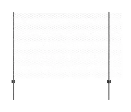 Tvora Su Stulpais Pilka 1.5 X 50 M Plienas Tvora Su Stulpais Pilka 1.5 X 50 M Plienas