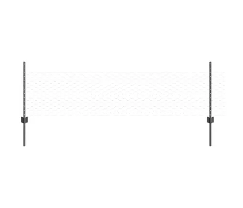 Žogu Stabi 11 Gab U-Kanāls Pelēks 60 Cm Tērauds Vidaxl