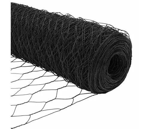 Tvora Su Stulpais Pilka 0,6 X 100 M Plienas Ir Pvc