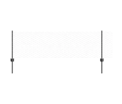 Tvora Su Stulpais Pilka 0,6 X 100 M Plienas Ir Pvc