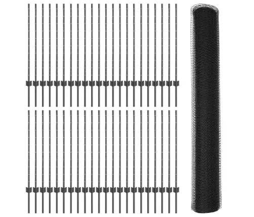 Žoga Stabi 22 Gabali U-Kanāls Pelēks 100 Cm Tērauds Vidaxl