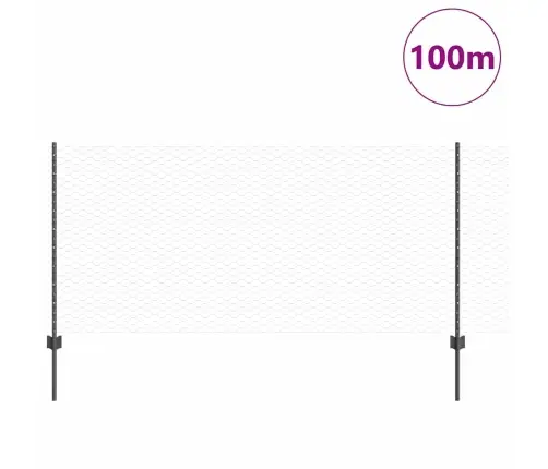 Žoga Stabi 22 Gab U Kanāls Pelēks 100 Cm Tērauds Vidaxl