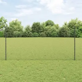 Žogs Ar Stabiem. Pelēka 1.2 X 100 M Tērauds Vidaxl