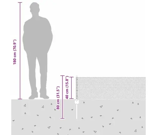 Vidaxl Žoga Stabi 5 Gab U-Kanāls 40 Cm Cinkots Tērauds