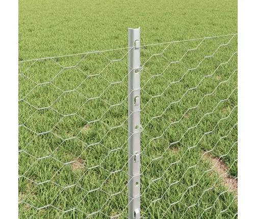 Žogu Stabi 5 Gabali U-Kanālā 40 Cm Cinkots Tērauds Vidaxl