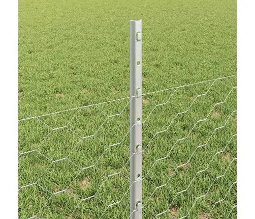 Žogu Stabi 5 Gab U-Kanāls 60 Cm Cinkots Tērauds Vidaxl