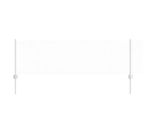 Aed Koos Postidega Hõbedane 0.6 X 10 M Teras