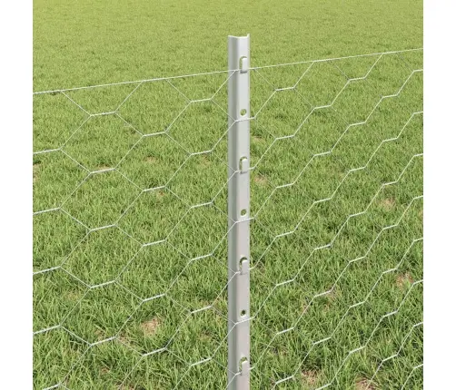 Žogu Stabi 5 Gab. U-Veida 60 Cm Galvanizēts Tērauds Vidaxl